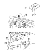 5064322AA - Electrical: Radio Bracket for Mopar Image