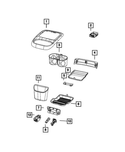 Consoles for 2026 Chrysler Pacifica #4