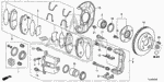 1463S87A00 - Chassis: CALIPER SET, FR. for Acura Image image