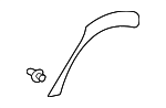 7565352020 - Body: Wheel Opening Molding for Toyota: Echo Image