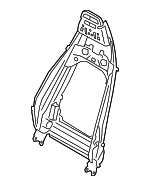 9P1881045AB - Body: Seat Back Frame for Porsche: 718 Boxster, 718 Cayman, 718 Spyder, 911, Boxster, Cayman Image