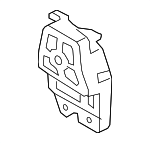 99152188700 - Body: Headrest Pad for Porsche: 718 Boxster, 718 Cayman, 718 Spyder, 911, Boxster, Cayman Image