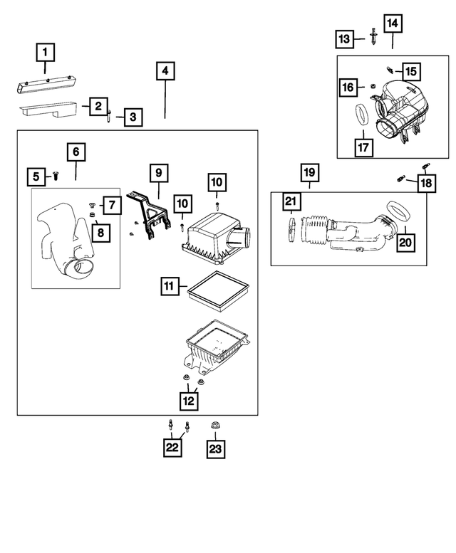 68048338AA - Fuel and Accelerator Pedal: Hood To Fender Seal for Mopar Image