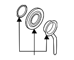 33108860348 - Suspension: Repair Kit for BMW Image