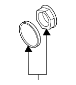 33127607158 - Suspension: Differential Assembly Lock Nut for BMW Image