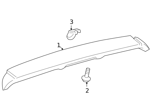 Spoiler for 2007 Toyota RAV4 #0