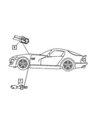 5093251AB - Service Brakes: Brake Fluid Level Switch for Mopar Image