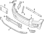 N1WZ17D957AEPTM - : Bumper for Ford: Ranger Image