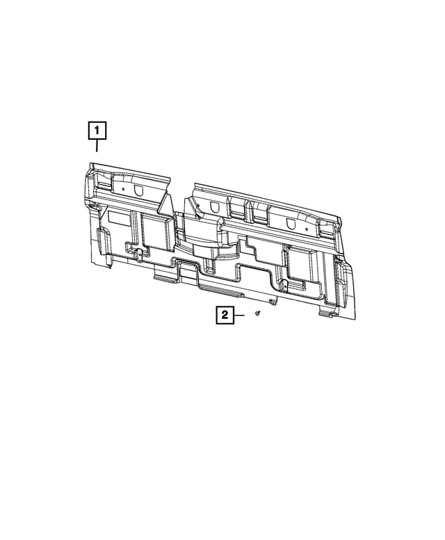 68592824AA - Interior Trim: Panel Inner Silencer for Mopar Image image