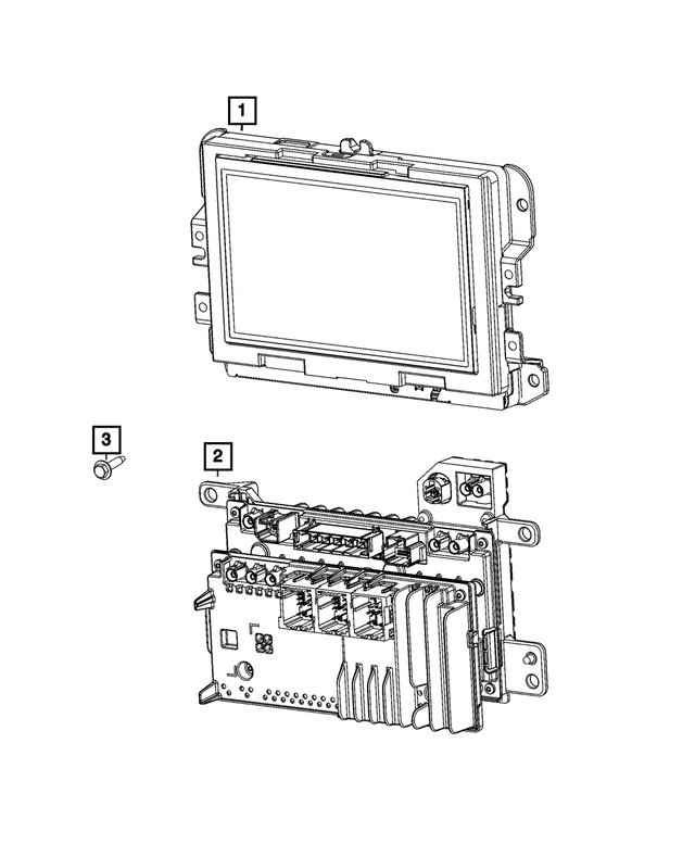 « 68581658AJ –  : Multi Media Radio pour Mopar Image »