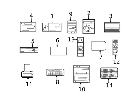 Labels for 2011 Toyota FJ Cruiser #0