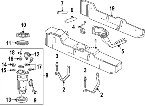 Fuel System Components for 1997 Dodge Ram 1500 #1