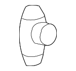 91563SFA003 - Body: Door Weather-strip Clip for Honda: Accord, Civic, CR-V, CR-Z, Insight Image