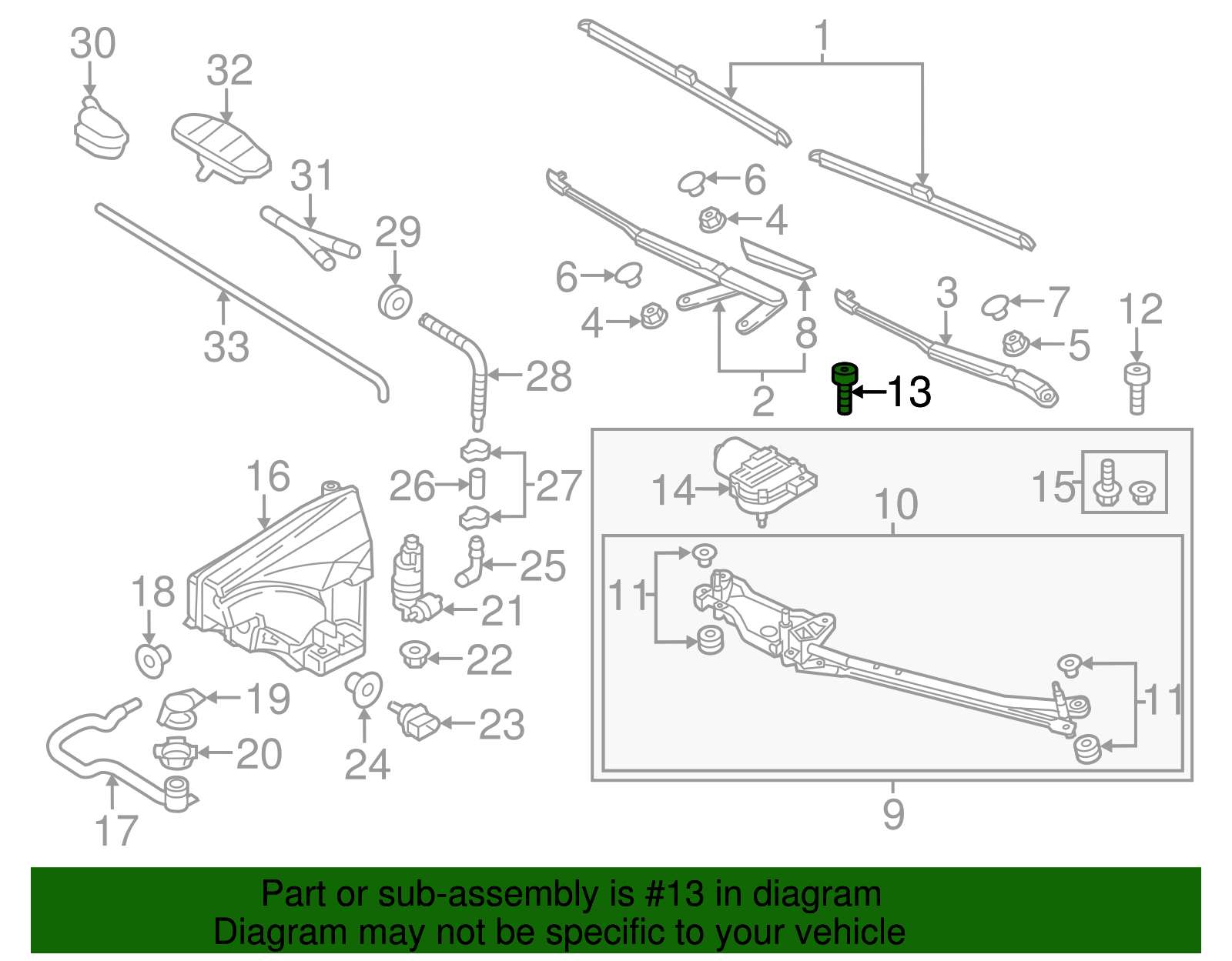 Link Assembly Bolt - Porsche (WHT-004-769)