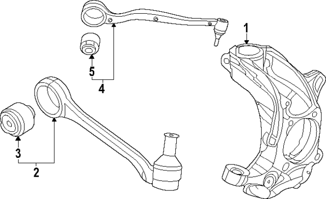 54584DS050 - : Control Arm Bushing for Hyundai Image