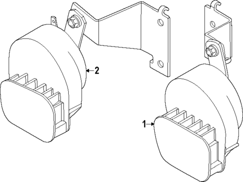Horn for 2025 Mazda CX-70 #0