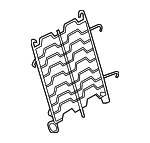 KA0G8863Y - Body: Seat Back Frame Support for Mazda: 6, CX-5, CX-9 Image