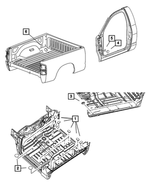 4860953AA - Body Sheet Metal Except Doors: Drain Plug for Mopar Image