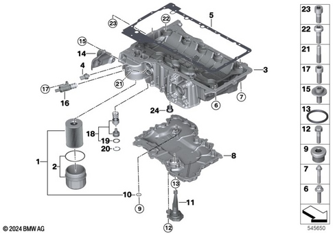 Lubrication System for 2025 BMW BMW ALPINA XB7 #0