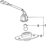 9251033000 - Electrical: Lens &amp; Housing for Hyundai: Excel, Scoupe, Sonata Image