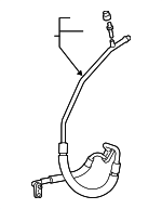 1533855 - HVAC: ACDelcoâ„¢ Hose &amp; Tube Assembly for Chevrolet: Malibu | Pontiac: G6 | Saturn: Aura Image