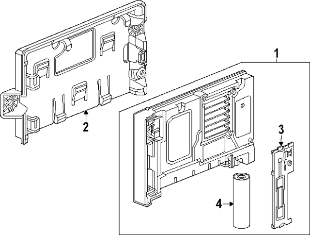 85133349 - : Part# 85133349 F Bracket for Chevrolet: Silverado EV Image