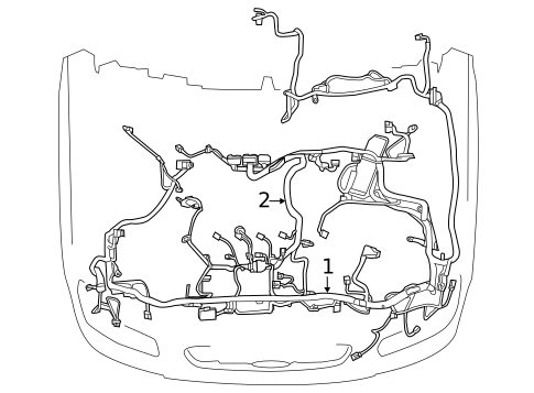Wiring Harness for 2012 Ford Escape #0