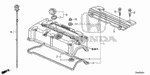 90441RAAA00 - Engine: WASHER, HEAD COVER for Honda Image