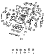 68576550AA - : Rear Suspension Cross-Member for Mopar Image
