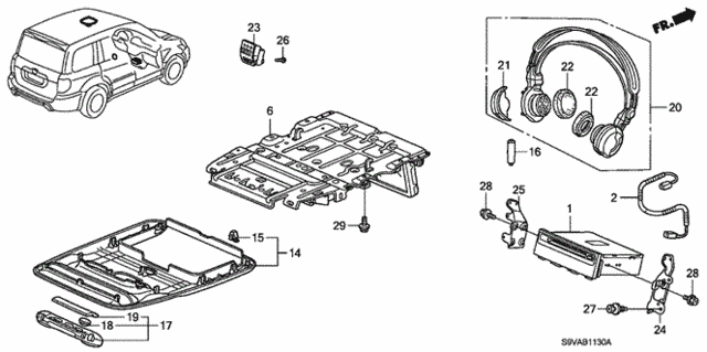 DVD System for 2008 Honda Pilot #0