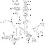 31216876853 - : Knuckle for Mini: Cooper Clubman, Cooper Countryman Image