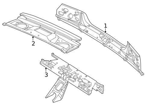 Rear Body for 2002 BMW Z3 #0