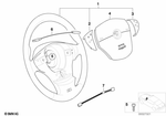 32342228970 - : Hub Cap, Airbag for BMW Image