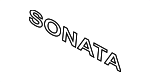 863103S000 - Body: Nameplate for Hyundai Image