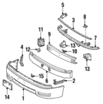 5211933903 - Body: Bumper Cover for Lexus: ES300 Image