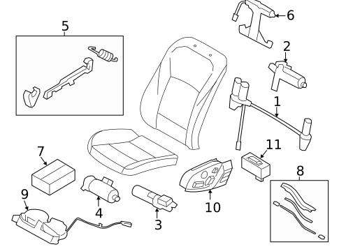 Power Seats for 2015 BMW 750i #2