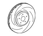 435160W020 - Brakes: Rotor for Lexus: GS F, RC F Image