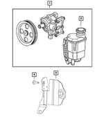 68225509AC - Steering: Power Steering Pump for Mopar Image