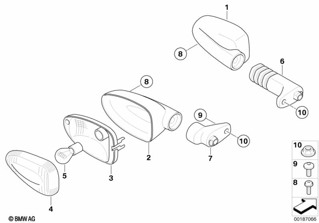 63137667771 - Lights: Housing -  for BMW-Motorrad Image