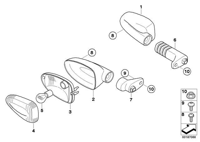 63137667771 - Lights: Housing -  for BMW-Motorrad Image