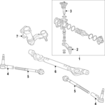 84400715 - Steering: Steering Gear for Chevrolet: Suburban 3500 HD Image