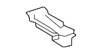 5750930020 - Body: Lower Reinforced Reinforced Plate for Lexus: GS300, GS350, GS430, GS450h, GS460, IS F, IS250, IS350 Image