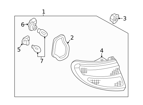 Tail Lamps for 2001 INFINITI I30 #0