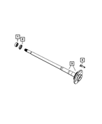 52111371AD - Rear Axle; Corporate 210 MM; Differential and Drive Line: Axle Rear Shaft, Left for Mopar Image