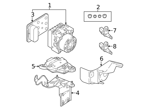 ABS Components for 2019 Volkswagen Jetta #0