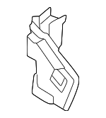 2548857702 - Body: Air Duct for Mercedes-Benz Image