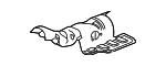 74601T20A00 - Exhaust: Heat Deflector for Honda Image