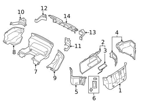 Interior Trim - Rear Body for 2017 Mazda MX-5 Miata #0
