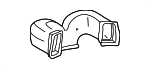 558350C020 - Body: Duct for Toyota: Sequoia, Tundra Image