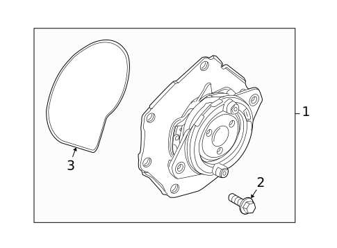 Water Pump for 2009 Land Rover LR2 #0